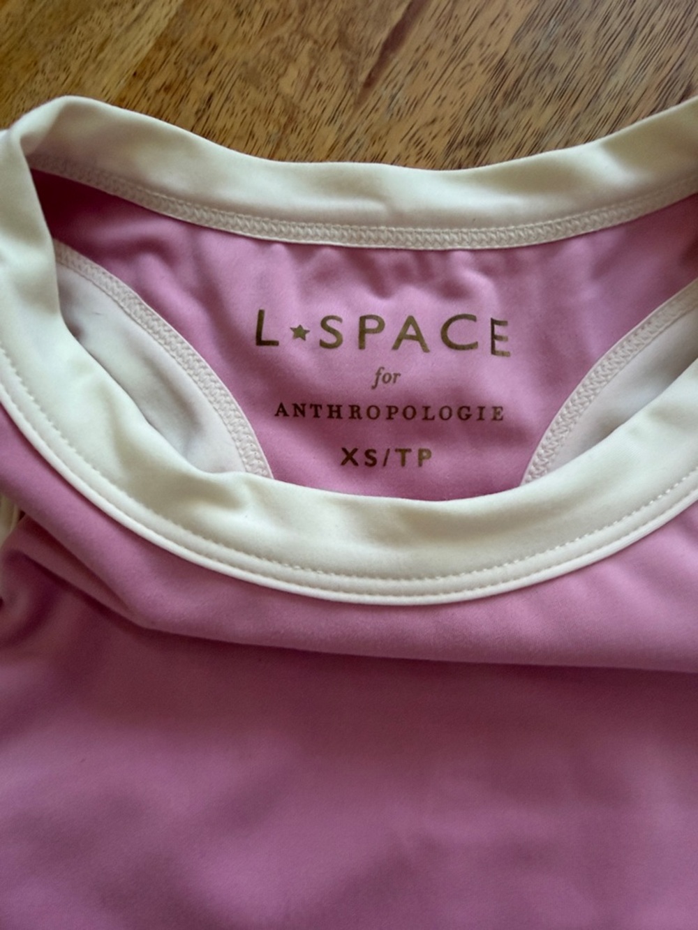 L SPACE for Anthropologie Lilac Crop Tank & Skort Set with White Trim - Picture 2 of 4